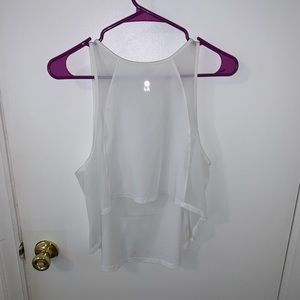 Lululemon white LA tank top